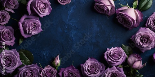 Purple roses on a siphon