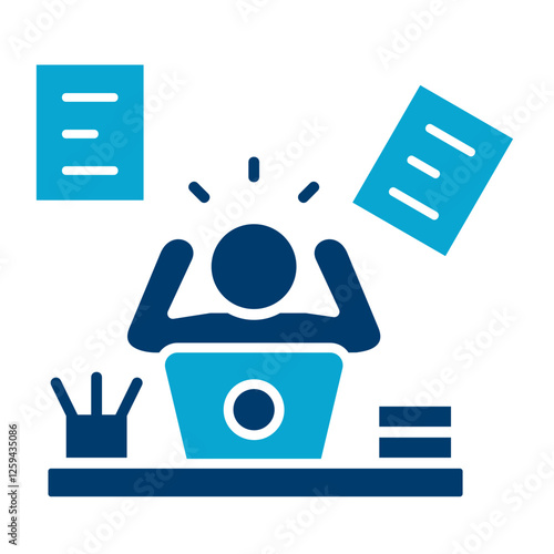 Disorganized Work Icon