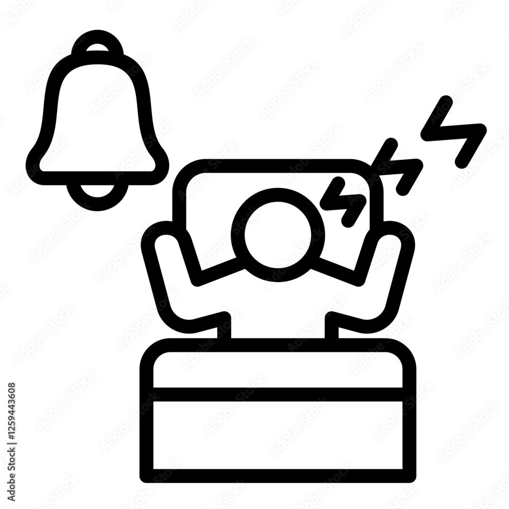 Snoozing Icon Snoozing Icon