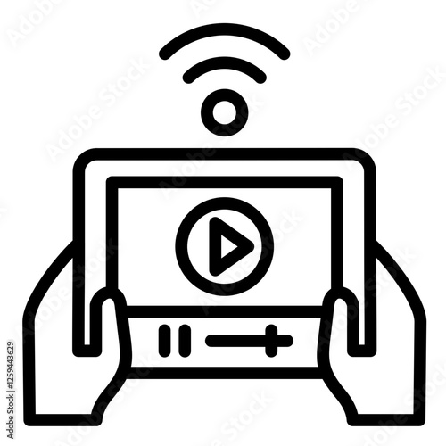 Video Streaming Icon