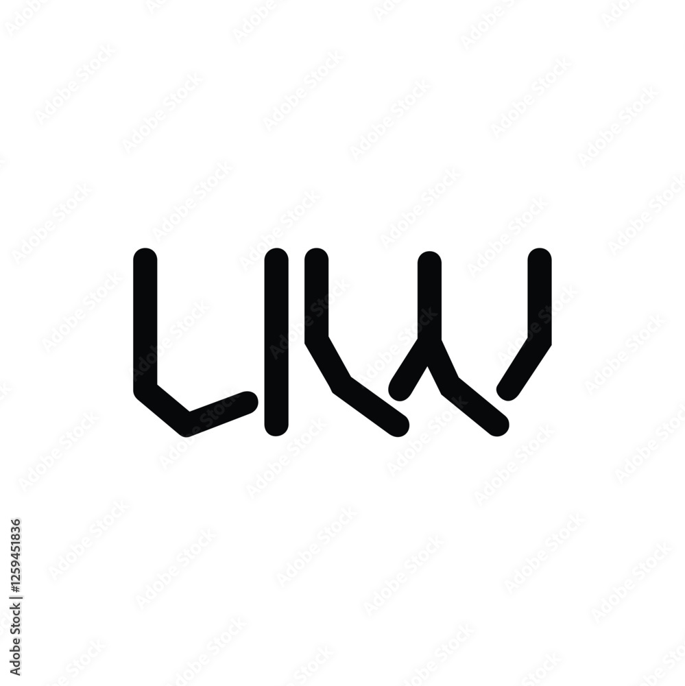 UW monogram logo design letter text name symbol monochrome logotype alphabet character simple logo UW monogram logo design letter text name symbol monochrome logotype alphabet character simple logo