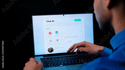 Chat AI Interface Display