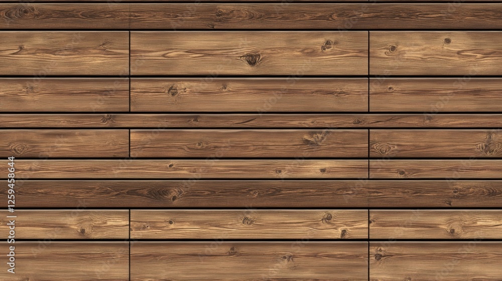 Fototapeta premium Rustic Brown Wooden Planks Texture Background Image