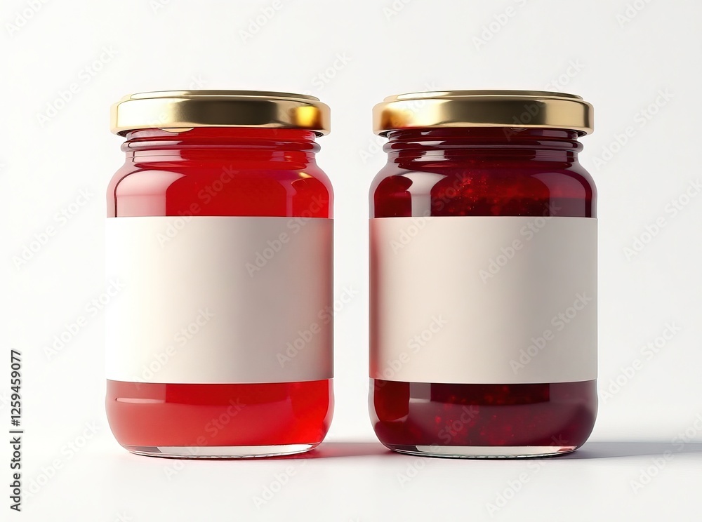 Jam Jar Packaging Mockups - Bright & Colorful Jam Jar Packaging Mockups - Bright & Colorful