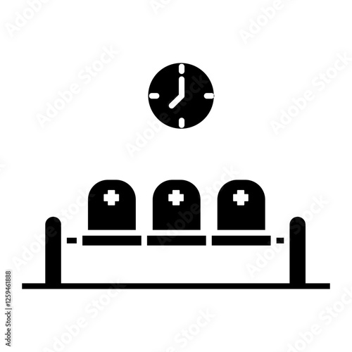 waiting room Solid icon
