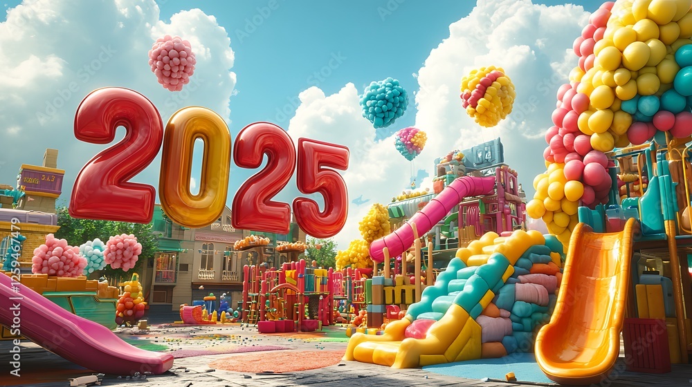 Obraz premium Balloon-style 