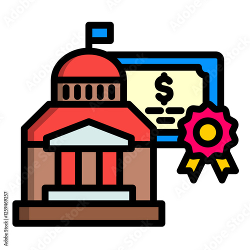 Government Bonds Icon