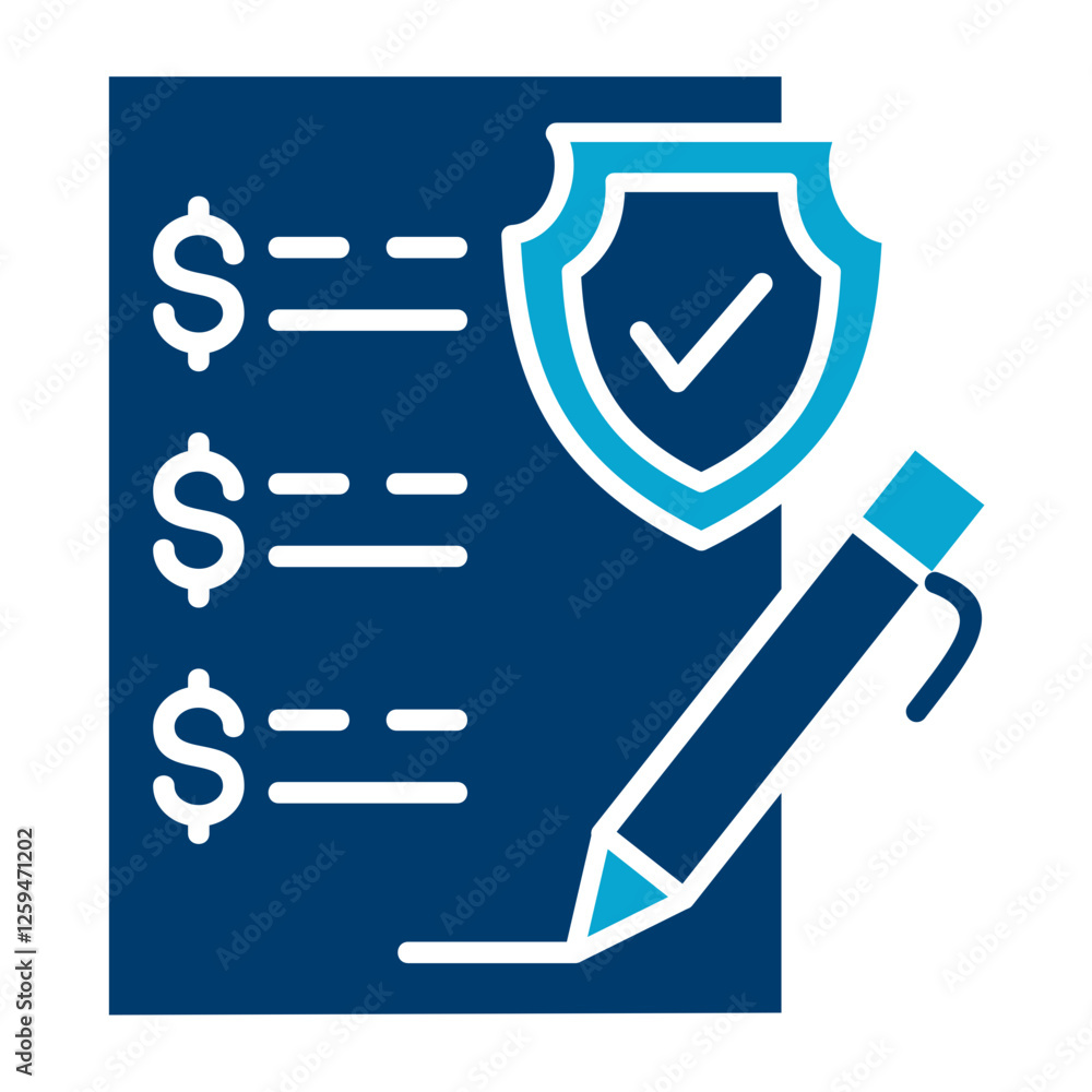Fotografie Insurance Policies Icon
