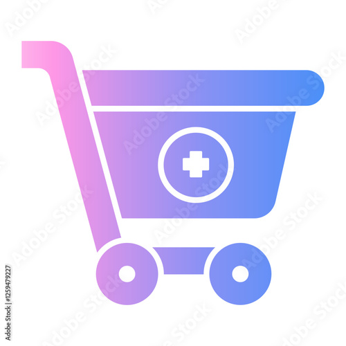 trolley Gradient icon