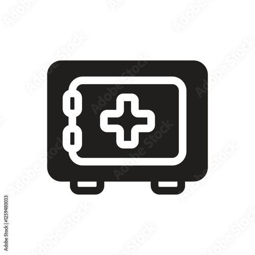 Safe Medical Icon - Fill