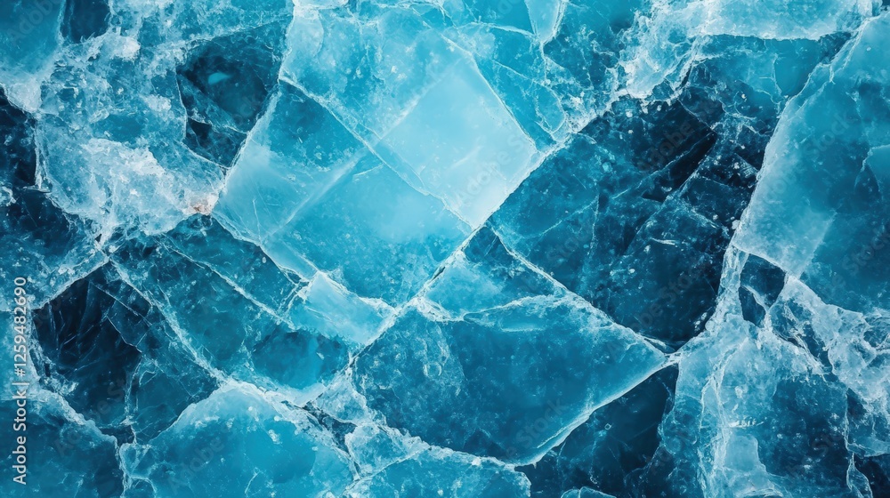 Beautiful winter natural blue ice texture of surface of frozen. Nature abstract pattern of white cracks. Winter seasonal background, mock up, flat lay, ice texture background Beautiful winter natural blue ice texture of surface of frozen. Nature abstract pattern of white cracks. Winter seasonal background, mock up, flat lay, ice texture background