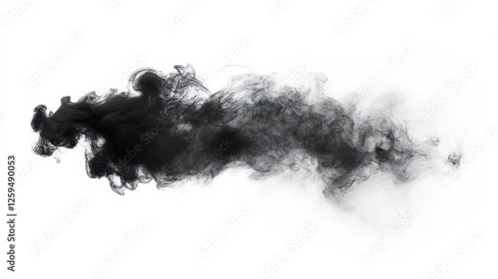 black smoke on white background
black smoke on white background