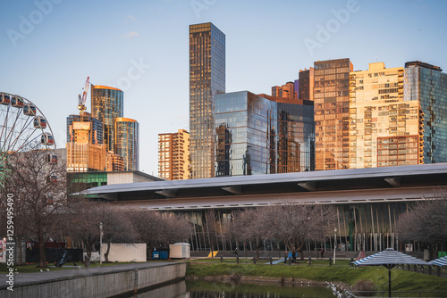 Melbourne city skyline, Australia