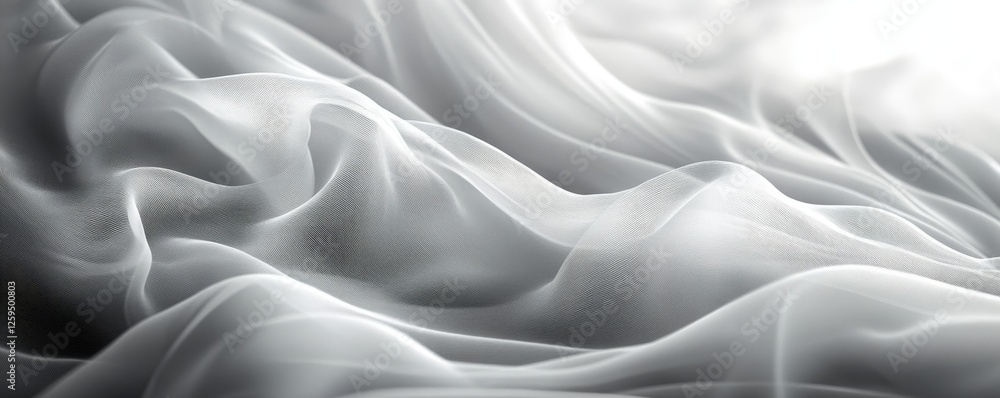 Fototapeta premium Light White Background, Generative AI