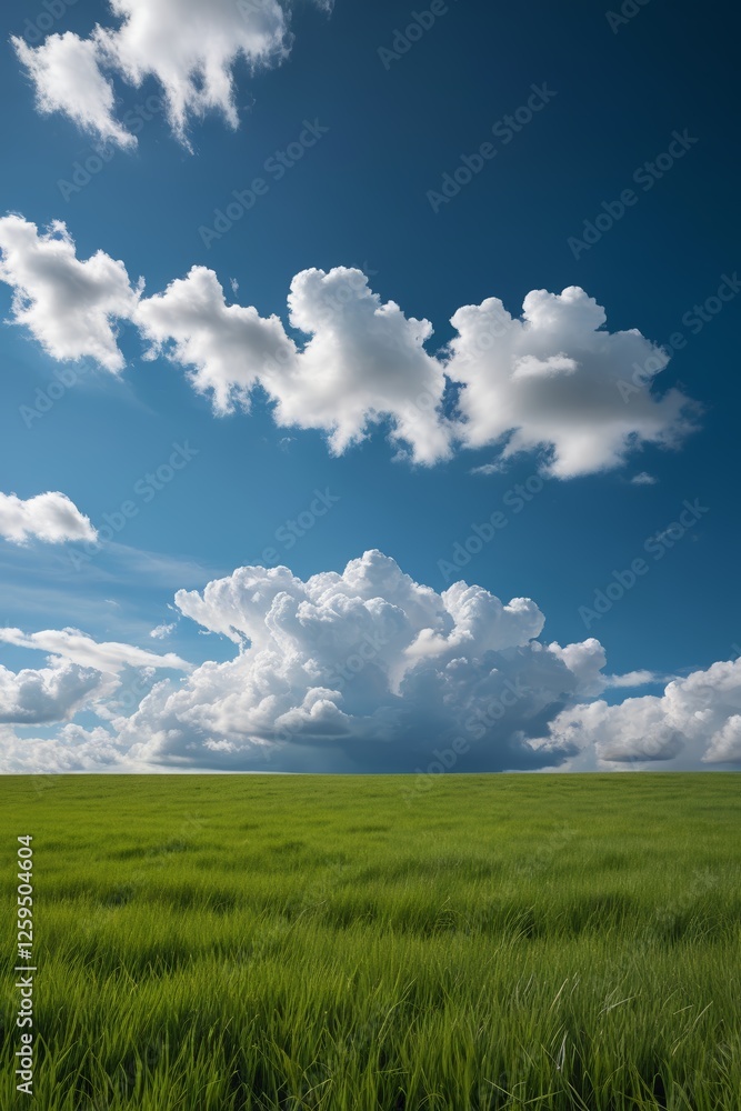 there is a field of grass with a blue sky in the background there is a field of grass with a blue sky in the background