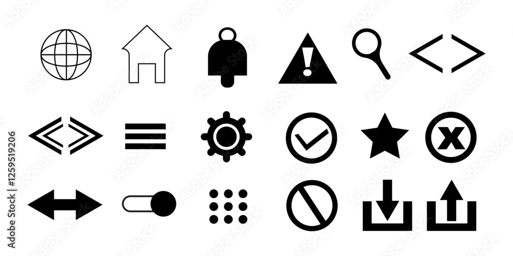 all web design icons home, bell, zoom buttons, all web design icons home, bell, zoom buttons,