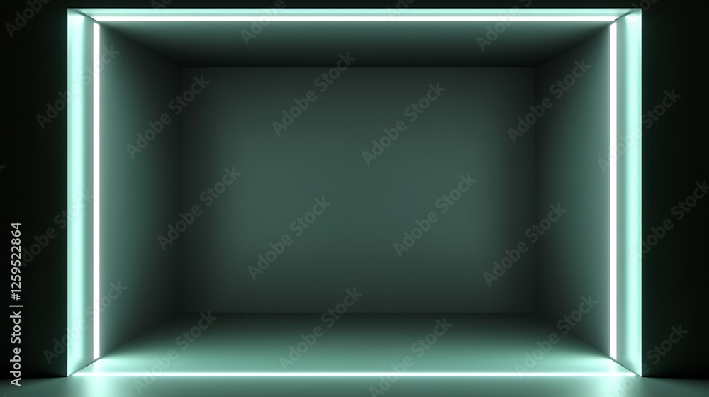 Illuminated Cube Room Display Illuminated Cube Room Display