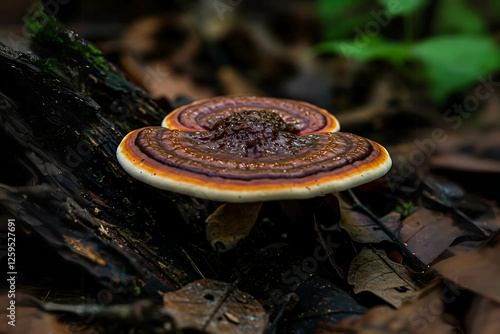 Healthy Lingzhi (Reishi) Mushroom: Natural Remedy for Wellness photo