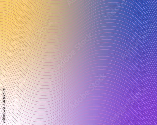 Pastel tint gradient background with wavy lines texture