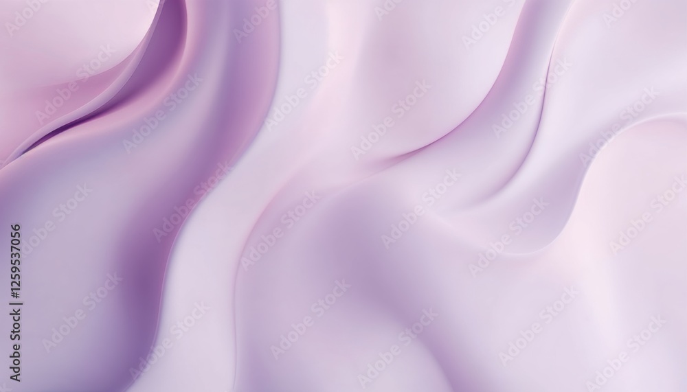 Fototapeta premium Elegant Lavender Waves Fluid Abstract Background Illustration