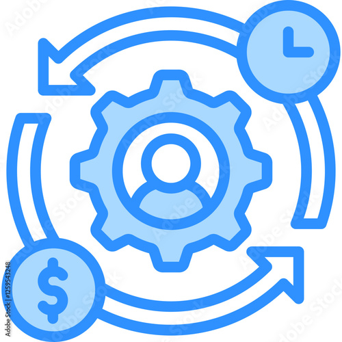 Resource Optimization Icon