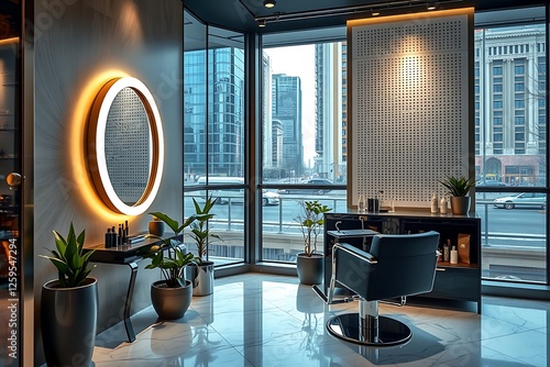 Modern beauty salon