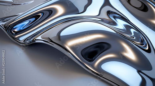 Wallpaper Mural  polished steel with high-gloss finish Torontodigital.ca