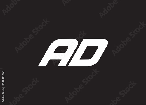 AD letter logo and initial logo design