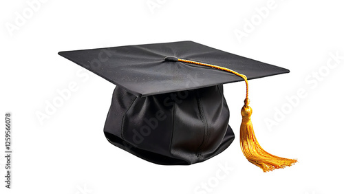 Graduation Cap Black Gown Academic Success Symbol