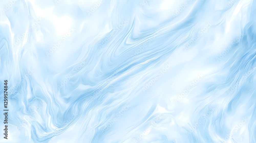 Fototapeta premium Light Blue Abstract Background with Smooth Flowing Texture Design