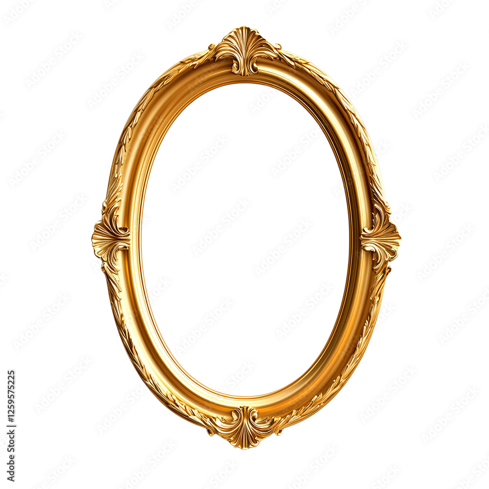Elegant gold frame perfect for displaying art or photographs. Elegant gold frame perfect for displaying art or photographs.