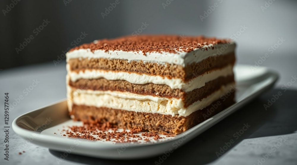 piece of tiramisu cake piece of tiramisu cake