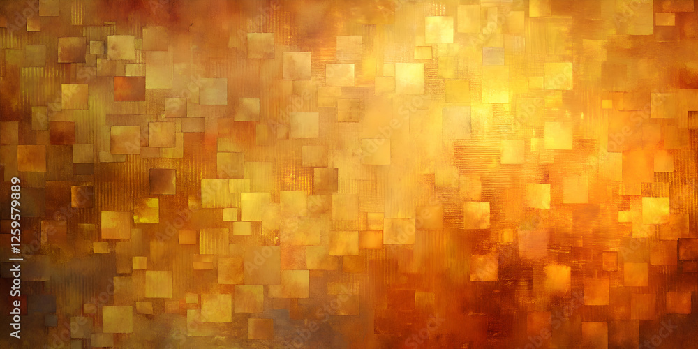 Golden Abstract Square Pattern. Texture Background Golden Abstract Square Pattern. Texture Background