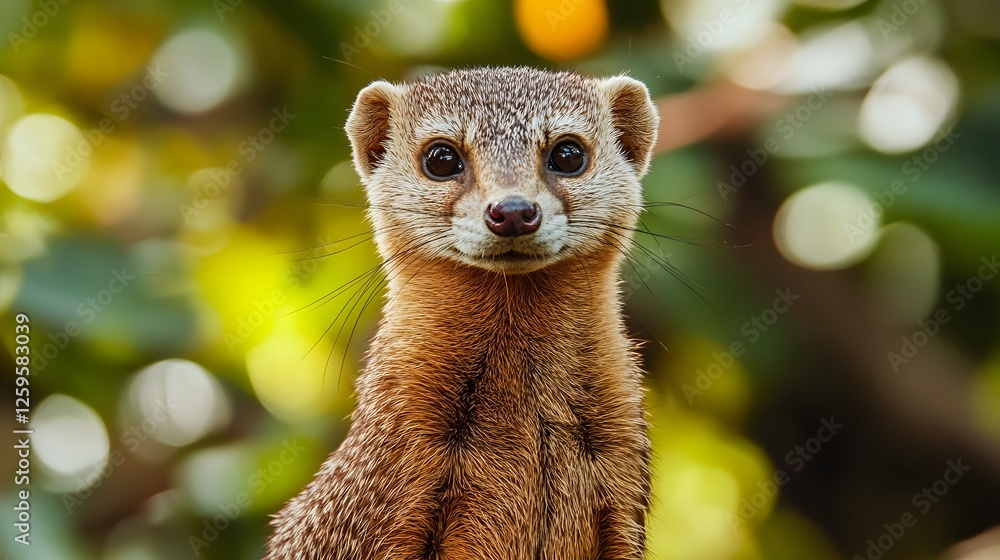 Fototapeta premium Mongoose against the background of nature