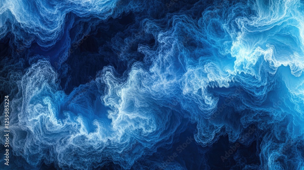 Blue waves forming a calm natural background Blue waves forming a calm natural background