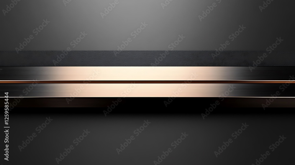 Dark metallic background, rose gold lines Dark metallic background, rose gold lines