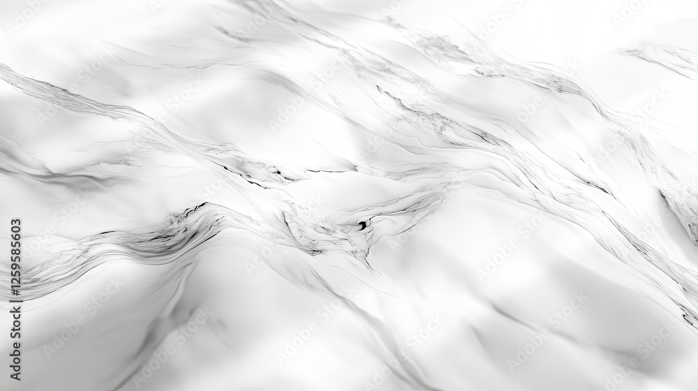 Obraz premium Blurred ripple water texture with sunlight shadows on white background, marble water surface mockup