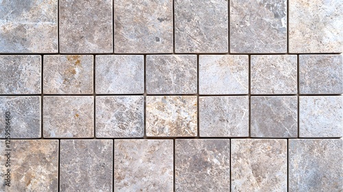 Wallpaper Mural Textured Gray Stone Tiles Arranged in a Modern Pattern Torontodigital.ca