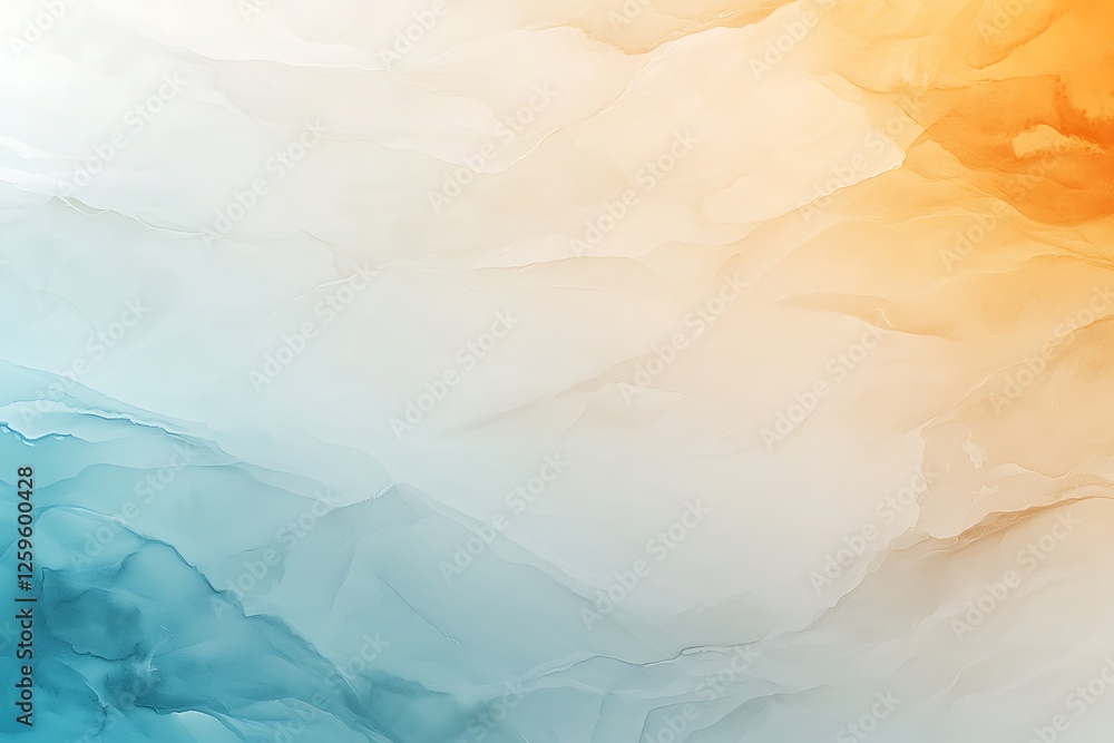 Fototapeta premium Minimalist digital art fluid abstract background texture in soft colors with artistic view