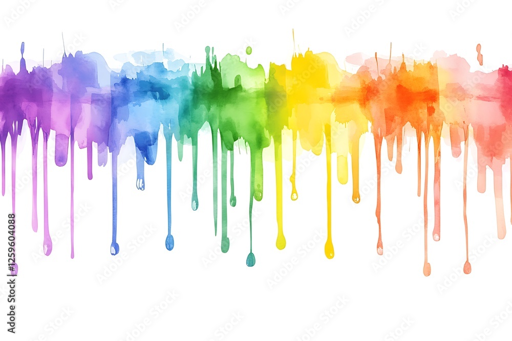 Fototapeta premium Vibrant abstract background texture colorful drips and splashes in artistic display