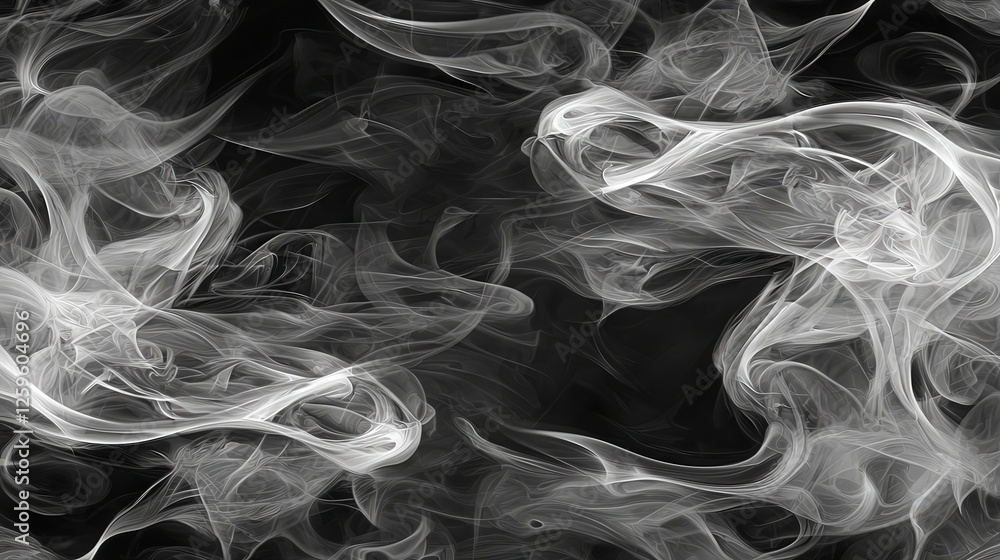 Fototapeta premium Abstract smoke background with soft flowing curves and shapes