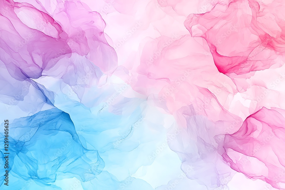 Fototapeta premium Abstract background texture in soft pink and blue hues digital art modern design vibrant colors