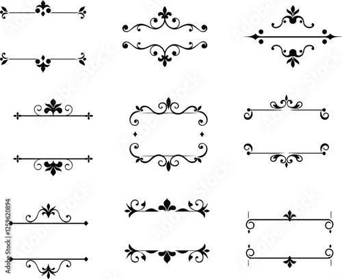 Vintage top and bottom border.