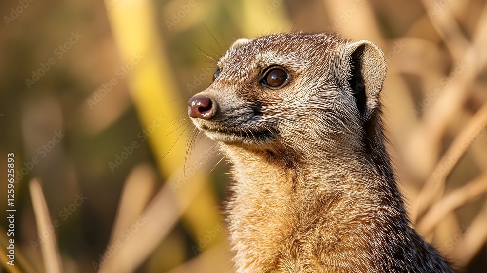 Fototapeta premium Mongoose against the background of nature