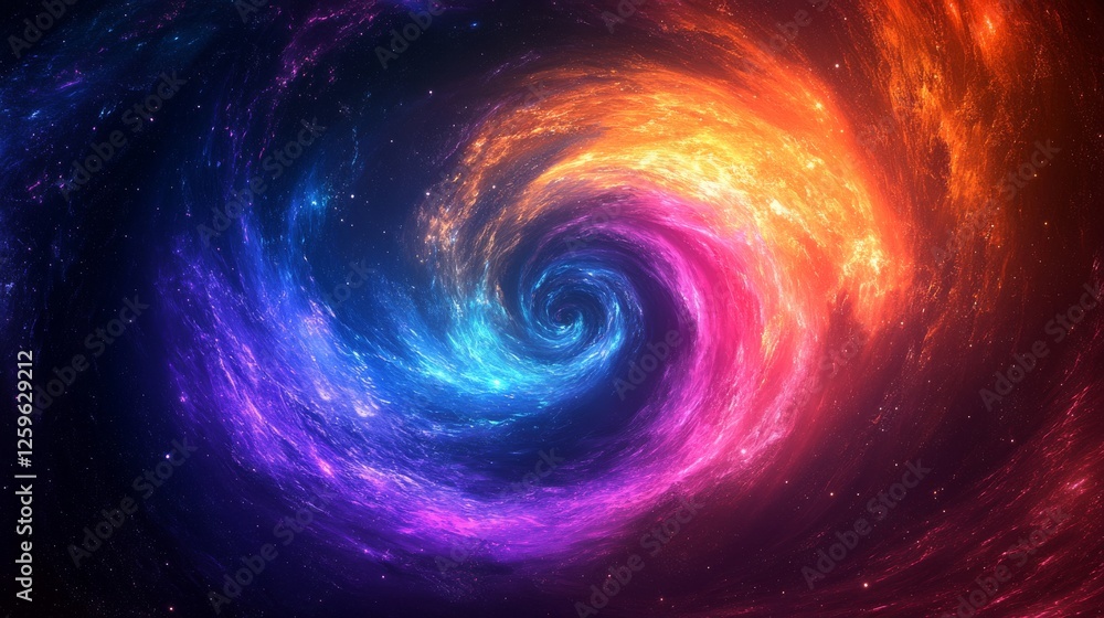 Abstract cosmic spiral vortex background. Featuring cosmic spiral vortex with vivid colors. Emphasizing depth and dynamic whirlpool. Ideal for space and artistic themes. Abstract cosmic spiral vortex background. Featuring cosmic spiral vortex with vivid colors. Emphasizing depth and dynamic whirlpool. Ideal for space and artistic themes.