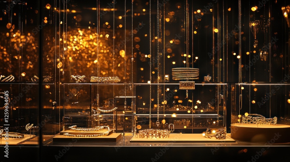 Golden elegance, A mesmerizing display of jeweled accessories and necklaces Golden elegance, A mesmerizing display of jeweled accessories and necklaces