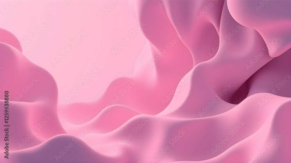 Obraz premium Abstract 3d render pink background 