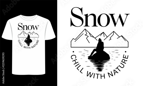 Trendy Typography T-Shirts with Nature & Camping Themes