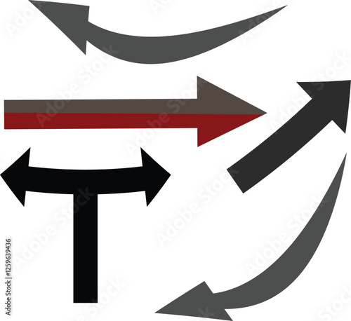 Arrow vector icon design