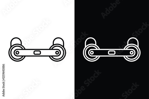 Hoverboard Vector Illustration. Clean & Stylish